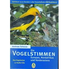 Die Vogelstimmen Europas, Nordafrikas und Vorderasiens. 819 Vogelarten auf 17 Audio-CDs.