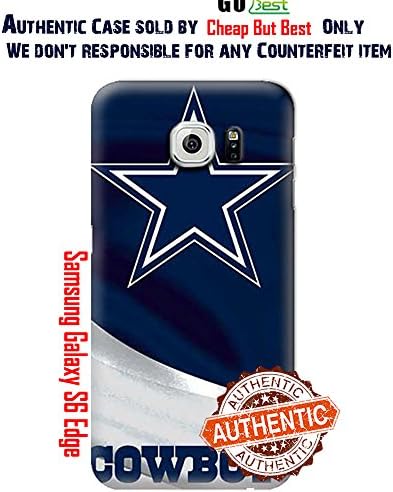 S6 Edge Case, NFL - Dallas Cowboys - Samsung Galaxy S6 Edge Case - High Quality PC Case