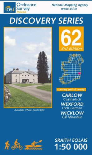 City Travel Guides Discounted  Books : Carlow, Wexford, Wicklow (Irish Discovery Map)