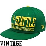 New Era Seattle SuperSonics Green Retro Look 9FIFTY Snapback Adjustable Hat