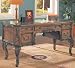 Beautiful Molding Traditional Style Home Office Writing Desk