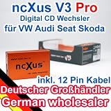 Produkt-Bild: ncXus V3 Pro 12-Pin USB SD MP3 CD Wechsler Interface f&uuml;r VW AUDI SKODA SEAT mit Bluetooth A2DP