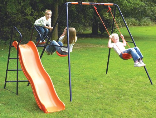 Childrens Toyshop  Toys : Hedstrom Saturn (swing/glider/slide)