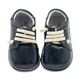 Jack & Lily Baby Shoes - Lace Black & Cream