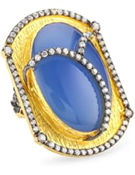 Azaara "Hot Rocks" Blue Onyx Luca Ring