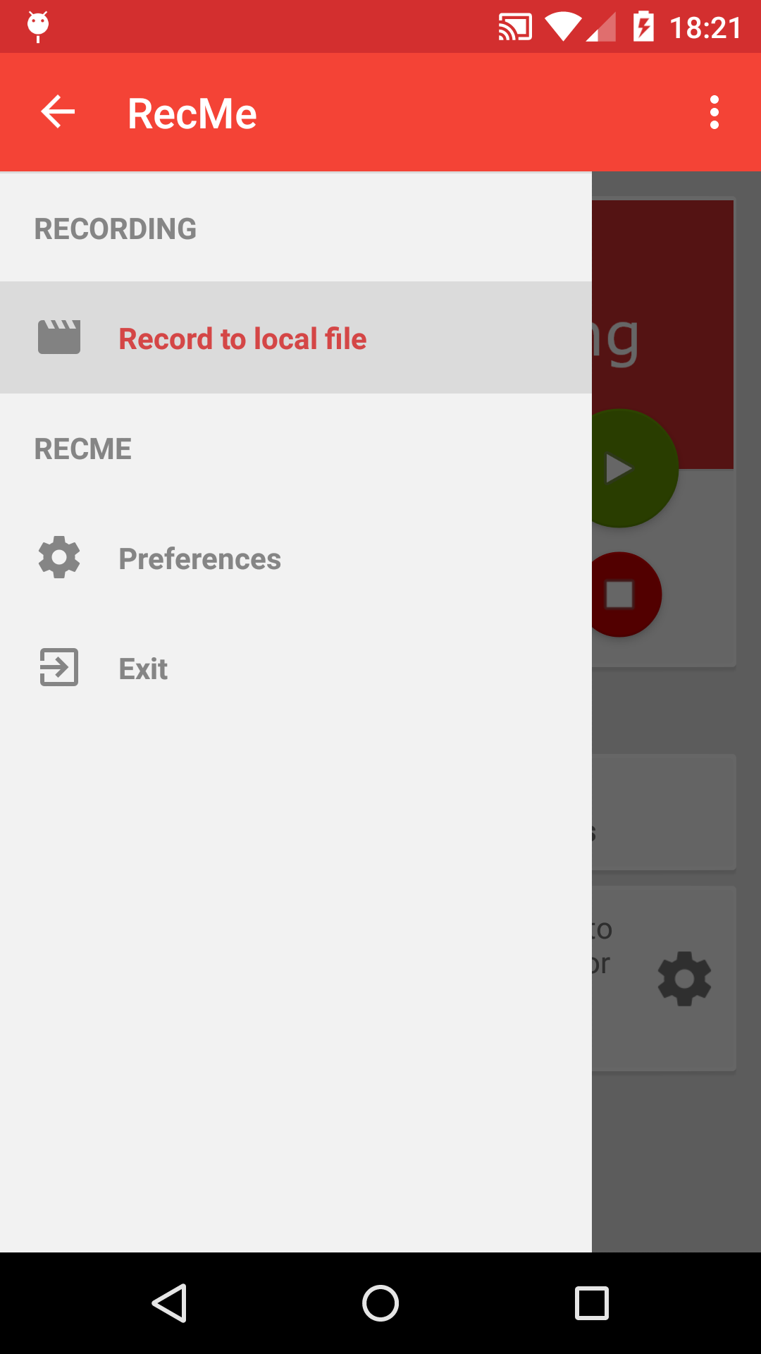 RecMe Free Screen Recorder Appstore for Android