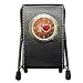 Pen Holder Desk Clock of I Love (Heart) Basketball Sports Hoops (Mavericks, Rockets, Grizzlies, Hornets, Spurs, Warriors, Clippers, Lakers, Suns, Nuggets, Timberwolves, Jazz)