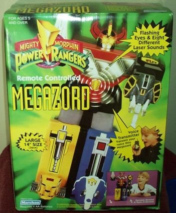 51A2%2BP6DEeL Megazord Remote Controlled MMPR Electronic Action Figure