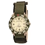 Field and Stream Mens Watch Quartz Velcro Green Band