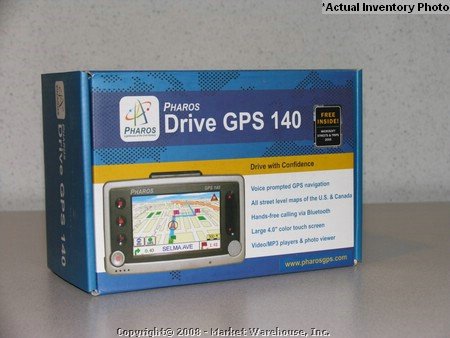Childrens Toyshop  Electronics : Pharos Drive GPS 140 All-in-one, 4 Color Screen, Bluetooth / Handfree, MP3, Video