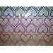 Divatex Full Bedding Sheet Set Stencil Heart Rainbow