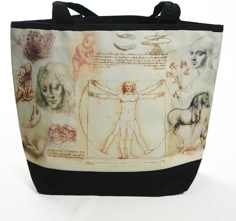 Leonardo daVinci Sketches Art Tote Bag