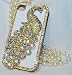Imprue Luxury Designer Bling Crystal Rhinestone Hard Cover Case Handmade Peacock White Silver for Apple Iphone 4 and 4s, Verizon, ATT, Sprint