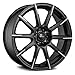 16 Inch Focal 452SB F-52 16x7 4x100/4x114.3 +40 Black/Machined Wheel Rim