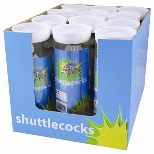 Childrens Toyshop  Toys : 4 Pk Shuttlecocks In Tube