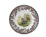 Spode Woodland American Wildlife 10-Inch Dinner Plate, Black Bear