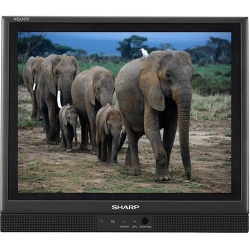 Sharp Aquos LC-15S1UB 15-Inch Flat-Panel LCD TV, Black
