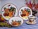 MIXED FRUIT 5 pc Dinner / Dish Set Dishes beautiful NEW