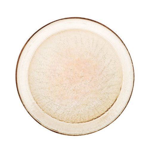Achla Designs Crackle Bowl, Apricot Ice