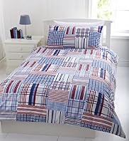 Blue Check Bedset