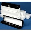 6 Bracelet Gift Boxes Black Flocked Jewelry Display Box