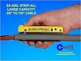 Tools & Testers: SA-200L STRIP-ALL Extended Range Strip-All For Cables 3/8" to 7/8" Diameter