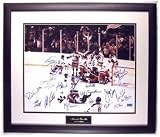 1980 USA Hockey Team Signed Miracle 16x20 Framed