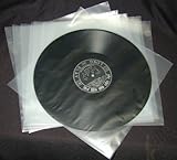 100 Plastic Innersleeves for 12" Vinyl Records #12IH03 - Prevent Paper Scratches & Protect Against Dust! 3 MIL THICK! (Alb...
