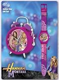 Hannah Montana - 24438 - Coffret Réveil et Montre Fille - Quartz - Analogique