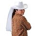 White Western Bride's Wedding Cowboy Hat w/Veil
