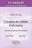 Conception des systèmes d information : Génie logiciel