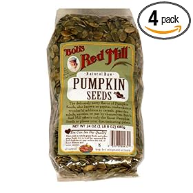 Bob's Red Mill Pumpkin Seeds, Raw, 24-Ounce Packages (Pack of 4)