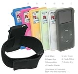 Apple iPod nano (4GB) FlexiSkin with Armband (Frosted Clear (covered wheel))