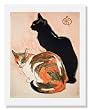 Th&eacute;ophile Alexandre Steinlen, Two Cats