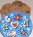 Gourmet Food : Scott's Cakes 1 lb. Brownie Chunk Cookies in a Christmas Cookie Tin