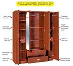 Woodness Superior Wardrobe 4 Door (1005/1006)