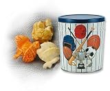 3.5 Gallon Caramel Popcorn with Premium Mixed Nuts Tin - Sports Galore