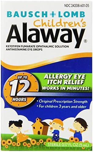 Alaway Children's Antihistamine Eye Drops, 0.17 Fluid Ounce (Pack of 2) by Alaway