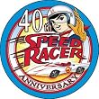 Speed Racer 40th Anniversary Round Refrigerator Magnet