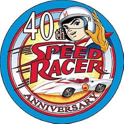 Speed Racer 40th Anniversary Round Refrigerator Magnet