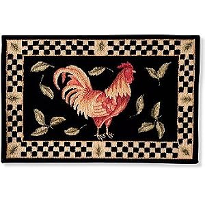 Checkered Rooster Area Rugs - 2'6" x 5' - Frontgate