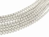 7 Strand Diamond Bracelet in White Gold by A.Link
