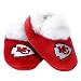 Kansas City Chiefs Baby Bootie Slipper - Red (XL)