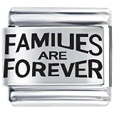 Families Are Forever Italian Charms Bracelet Link