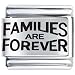 Families Are Forever Italian Charms Bracelet Link