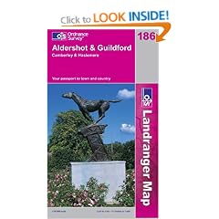Aldershot and Guildford, Camberley and Haslemere (Landranger Maps)