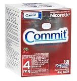 Commit Cherry 4mg Lozenge 108ct, 0.68 Packages
