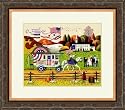 "So Proudly We Hail" by Charles Wysocki - Framed Artwork