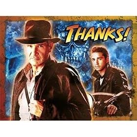 Indiana Jones Movie Thank You Cards 8 Pack by Indiana Jones