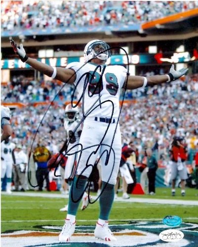 Jason Taylor autographed 8x10 Photo (Miami Dolphins) JSA
